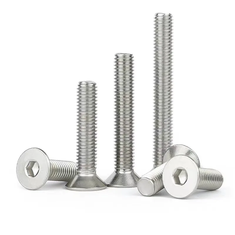 Flush Head Bolts M25 M3 M4 M5 M6 M8 Flat Head Countersunk Hex Socket