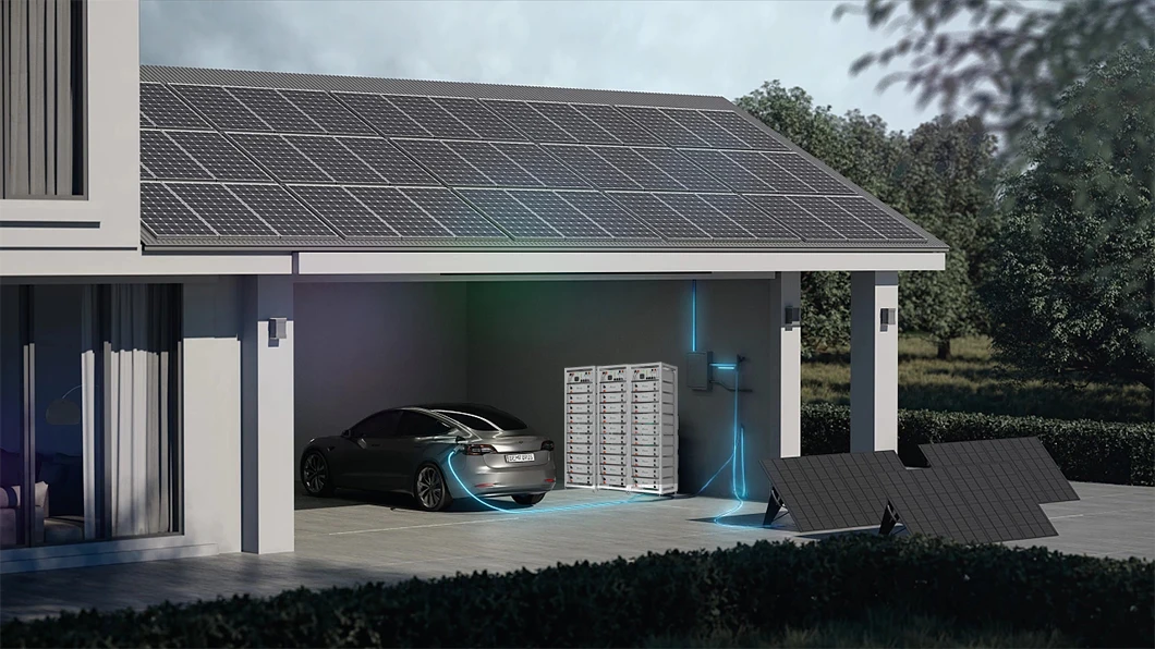 Sunpal Ess Battery Container Solar Hybrid System 50kw 100Kwh Home Solar ...
