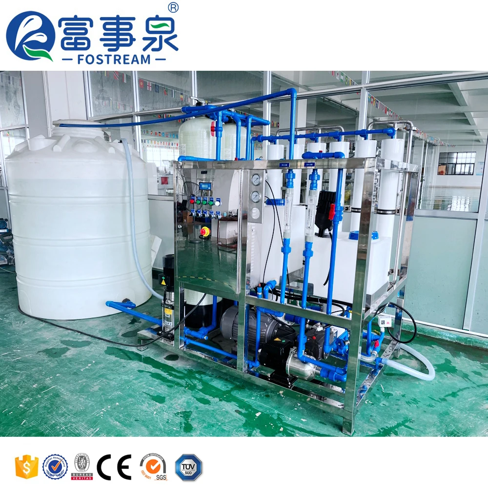 Fostream RO System Borehole Well Maker Device Salt Marine Sea Water Station Watermaker Seawater Desalination