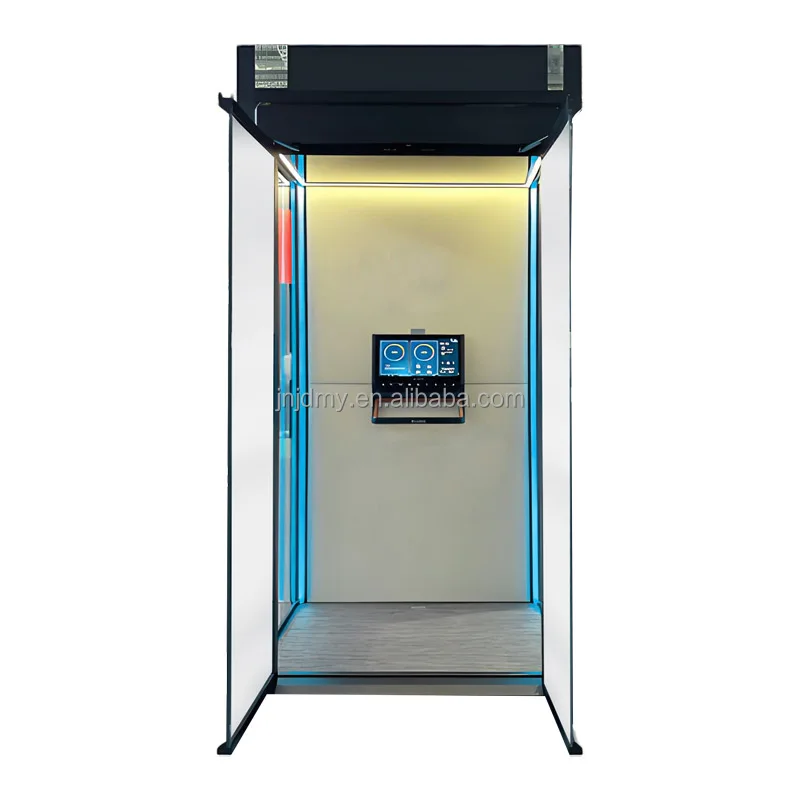 Lift Residential Panoramic Glass Elevator Round Automatic Door Hydraulic Home Elevator Villa Elevator