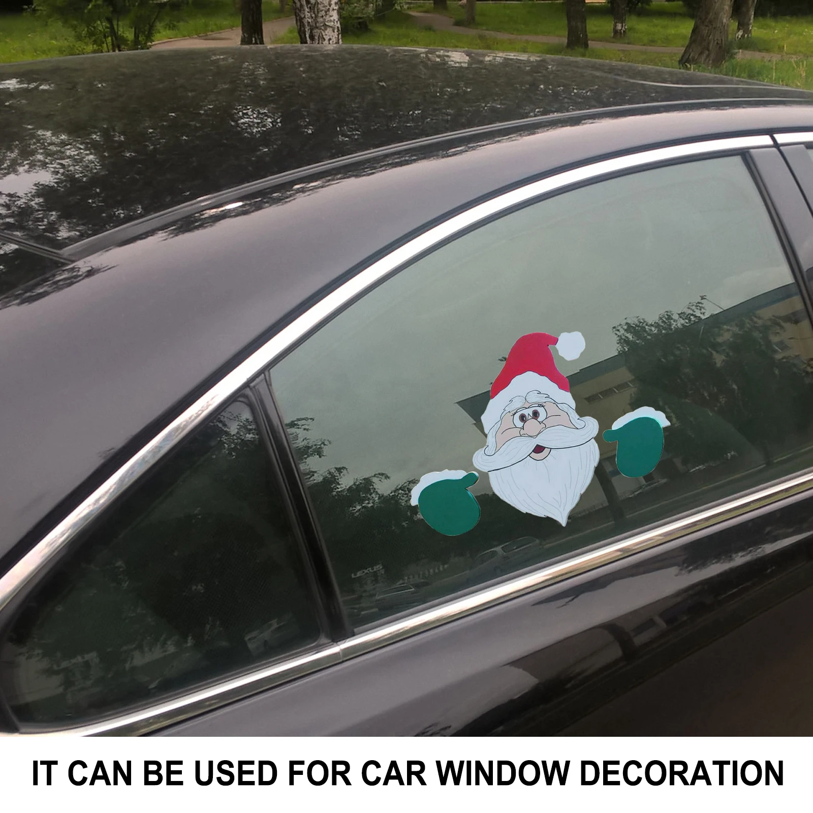 car christmas stickers
