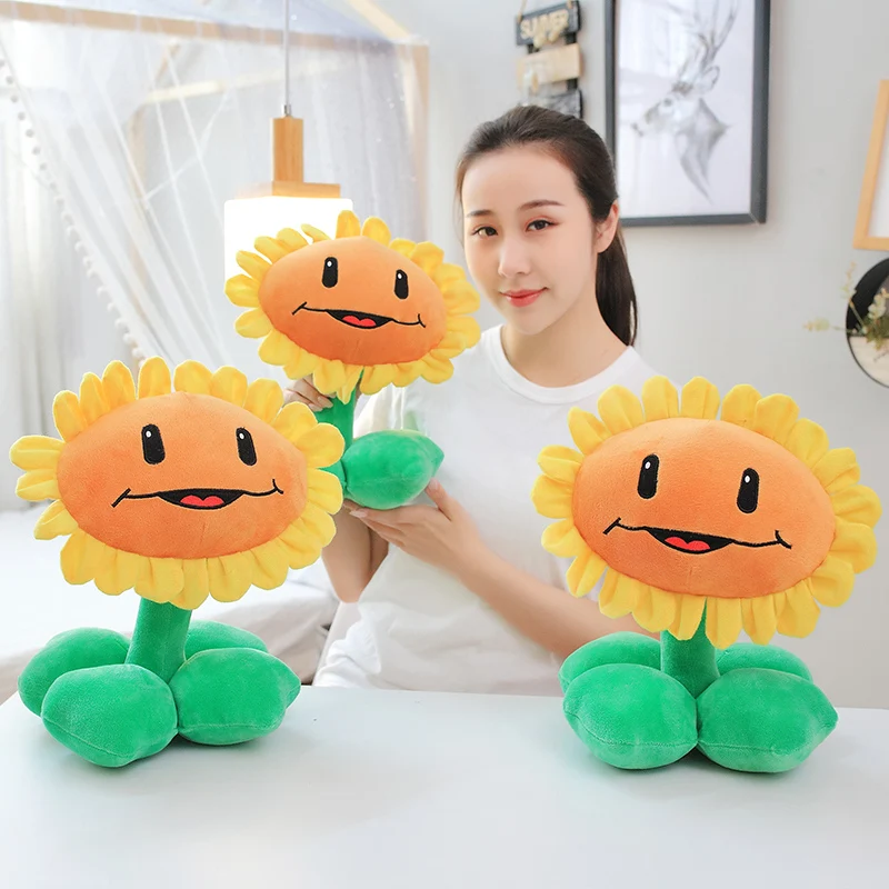 NEW Plants vs Zombies Sunflower Plush Toy FREE FAST USA SHIPPING 