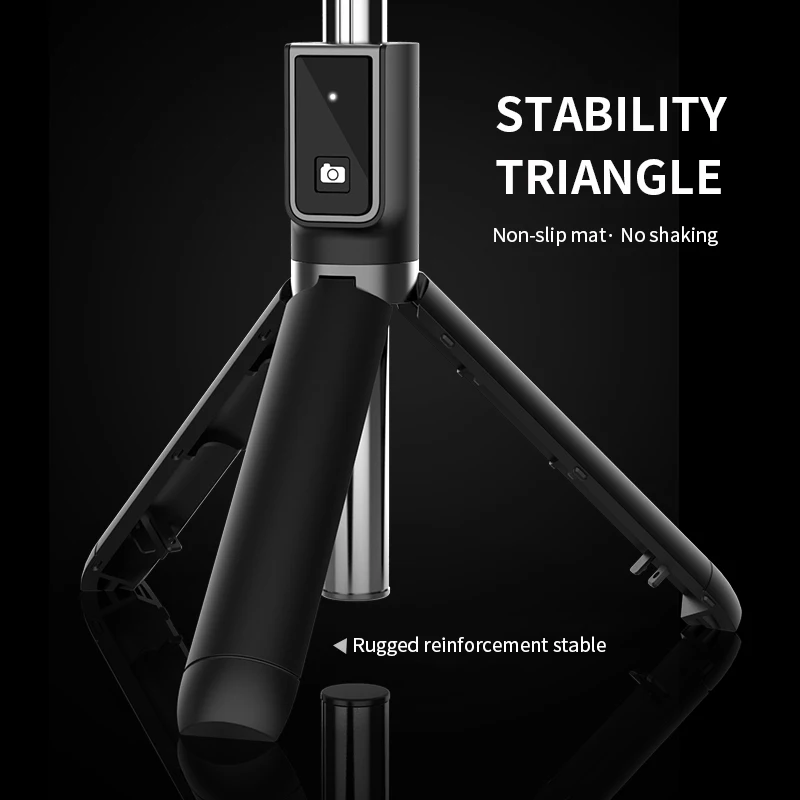 UNIEAN P40 Selfie Stick Remote Control Live Photo Tripod Stand Foldable & Rotatable Wholesale for Mobile Phones