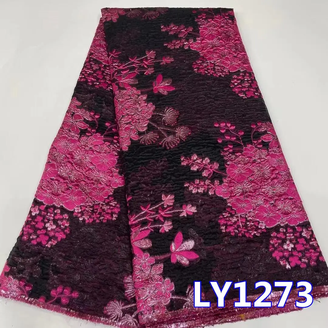 Latest Design Brocade Jacquard Lace Fabric French Lace Fabric African 