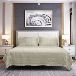 Изготовленные на заказ одеяла размера «King-Size» постельное белье бархатное роскошное Двойное Счастье 100% вафельное стеганое бамбуковое покрывало