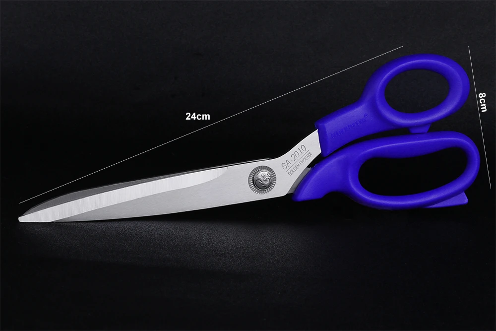 Golden Phoenix 10inch Soft Plastic Handle Stainless Steel Tailoring