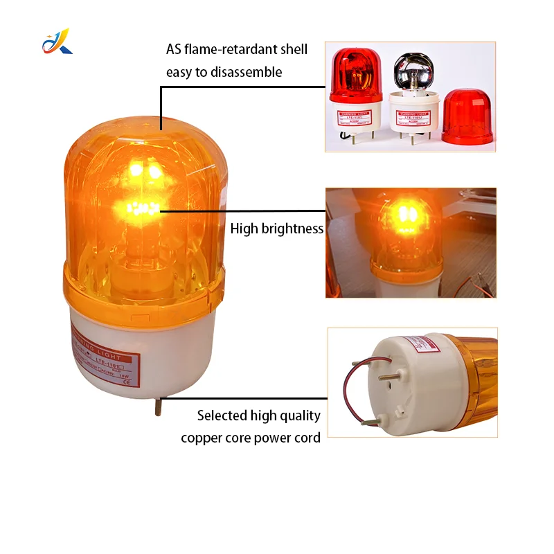 Emergency Small Rotating Led Warning Light Alarm Warn Light Led Lamp ...