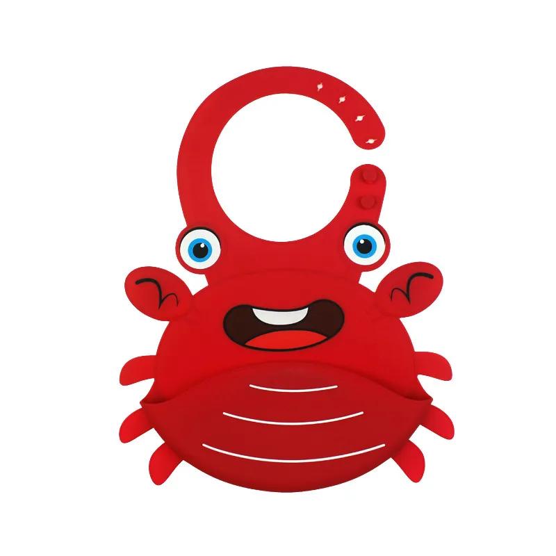 Bavoirs En Silicone Pour Enfants Impermeable Avec Logo De Crabe Dessin Anime 10 Pieces Vente En Gros 21 Buy Animal Bebe Bavoirs Enfants Silicone Bavoir Pour Les Enfants Nourrir Les Enfants Silicone Bib Product On Alibaba Com