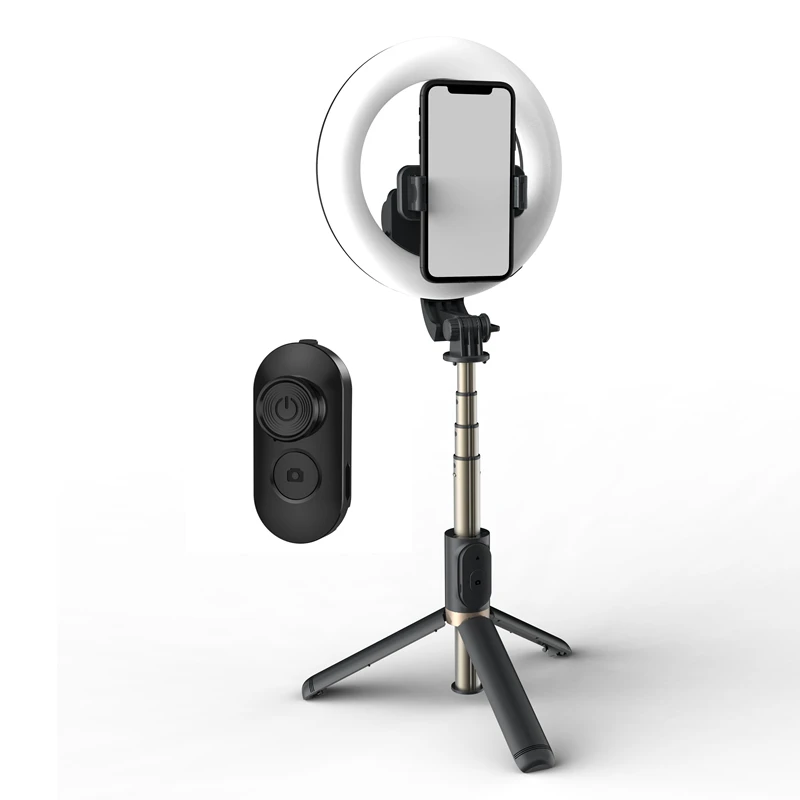 Q07pro Tiktok Remote Tripod Stand with Ring Light Portable