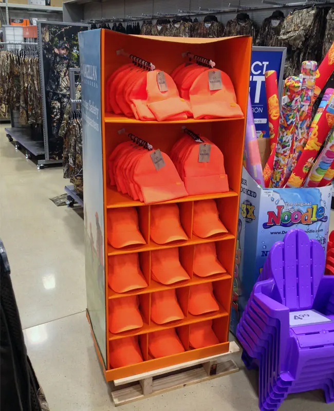 Custom Heavy Duty Sturdy Baseball Hat Holder Retail Store Cardboard Hat