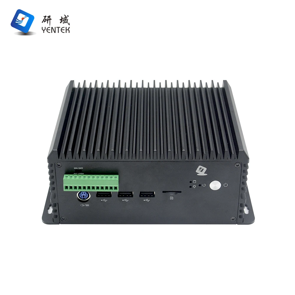 ПК встроенный intel i7 6-10th gen 2 DDR4 win10 linux ubuntu MSATA VGA HD LAN GPIO 6 RS232 485 DB9 COM безвентиляторный промышленный