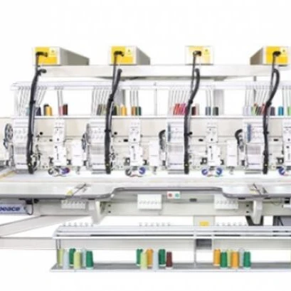 Richpeace Computerized Multi Heads Mixed Coiling Embroidery Machine for Garment
