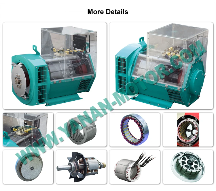 Customized Brushless Ac Alternator For Generator Yanan Slg Series