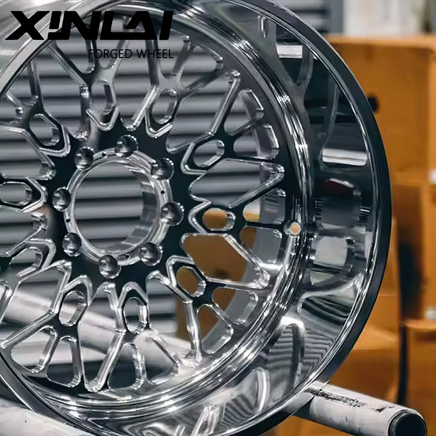 XL Deep Dish Chrome 4x4 Off-road Wheel 17-26 Inch 5x127 5x139.7 6x135 Alloy Forged Pickup Truck Wheels for Toyota Jeep Wrangler - Image 4