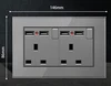 SKU-12-Spin Universa: Enchufe con 4 interruptores de control individual.