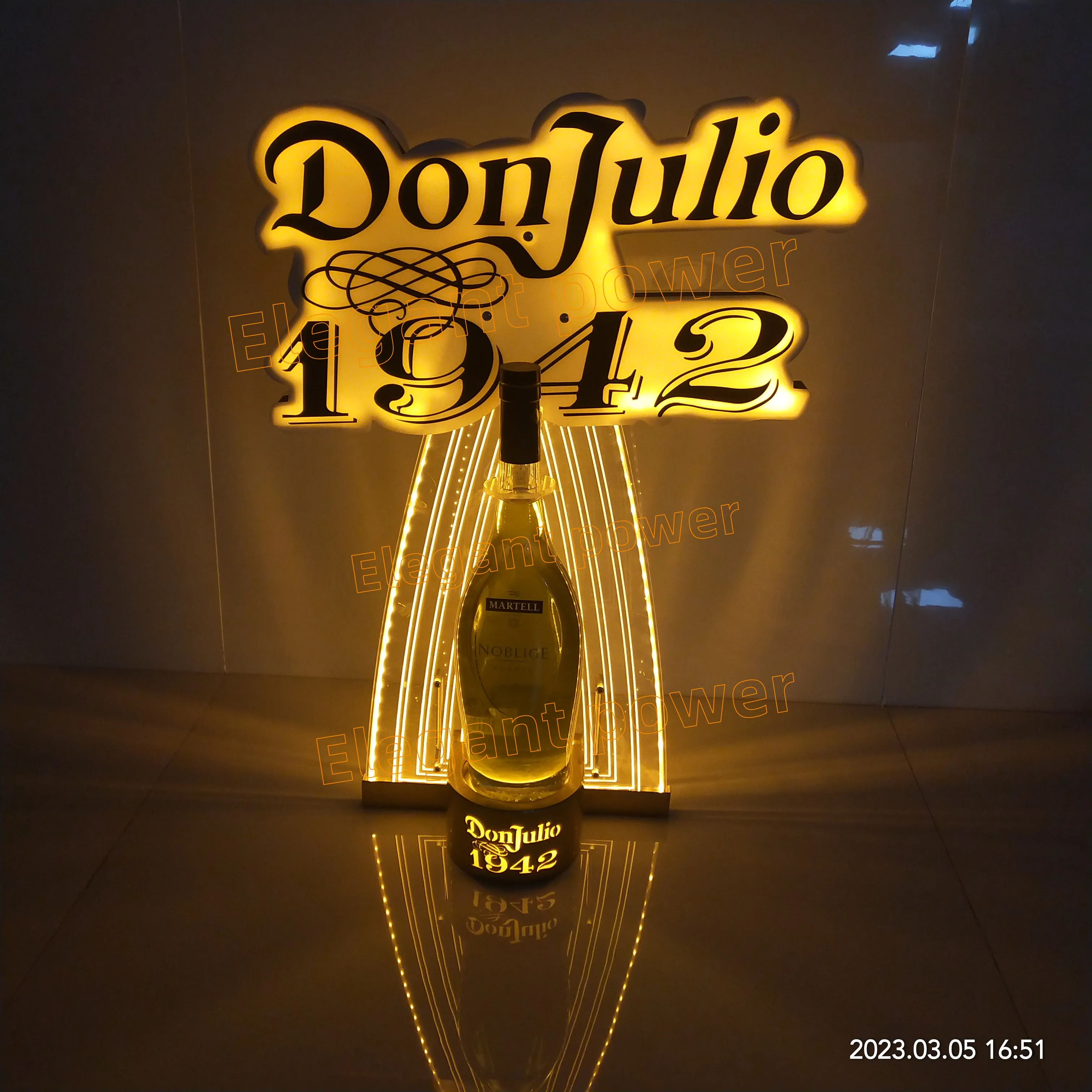 LED Custom Don Julio 1942 Bottle Presenter 