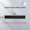 UNA PISTA SENCILLA NEGRA DE 50 CM