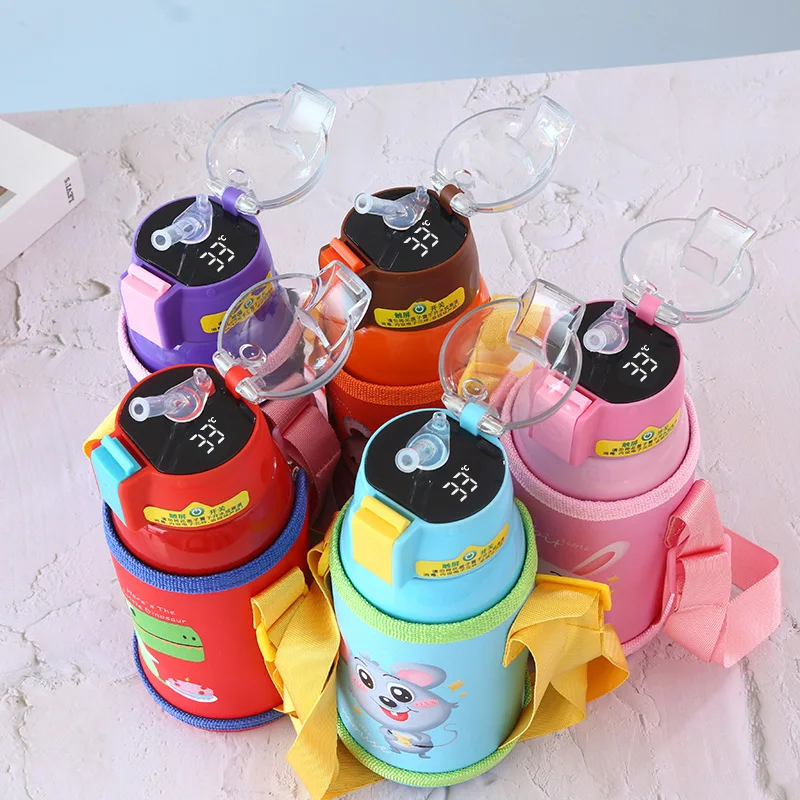 20 oz niños de dibujos animados botellas de beber capas dobles 316 termo de  agua de acero inoxidable niños tazas aisladas escuela portátil en casa