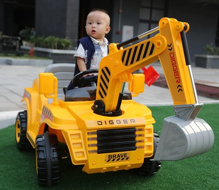 remote control ride on digger