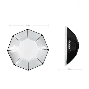 Godox SB-BW 95cm 120cm 140cm Soft Box Photography Studio Bowens Mount Flash Octagon Softbox for Portrait Product Photo detail image