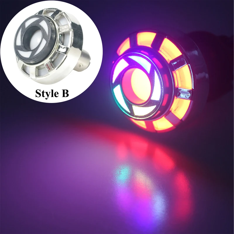 Motorcycle Tail Brake Light OZ-USA® Turn Signal Dual Intensity Red LED Black Custom Cruiser ATV Golf Cart