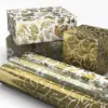 Papier d'emballage en feuille d'or