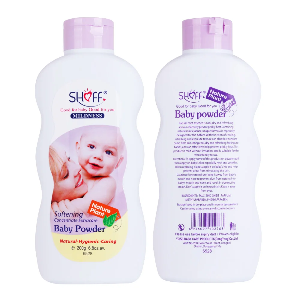 Порошок для тела SHOFF сохраняет сухость частная этикетка уход за ребенком тальк порошок
