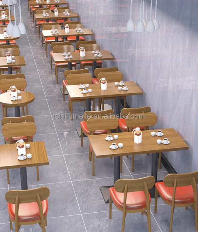 Factory Price Luxury Restaurant Wood Tables And Chairs Half Round