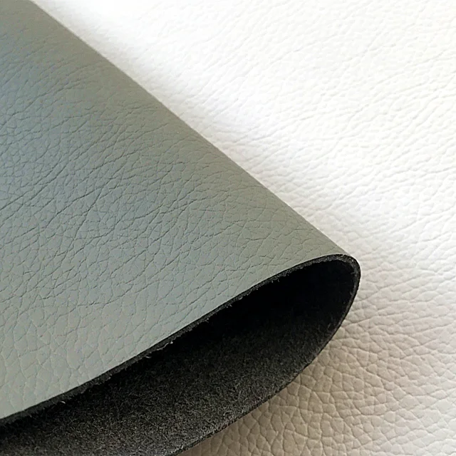 Waterproof Litchi Embossed PU Microfiber Leather Fabric Vinyl for Car Seat Cover Decorative Furniture Use