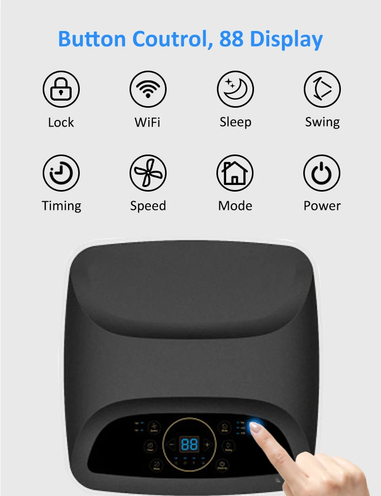 Portable Air Conditioner, JJPRO, GREENFLY, R290, 7000 - detail 12