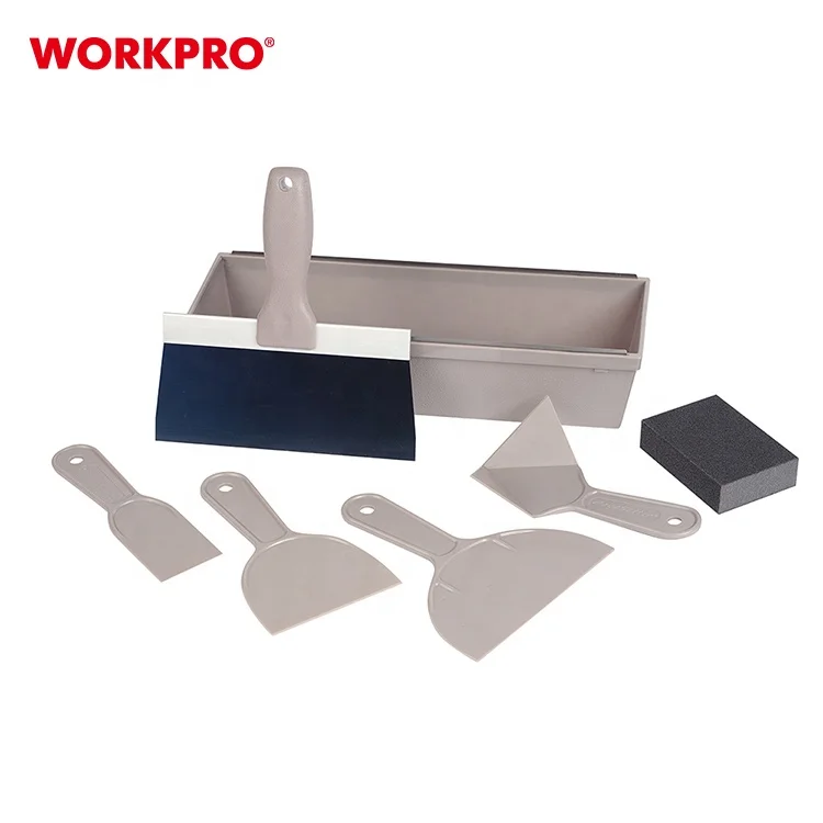 Workpro Drywall Repair Kit Drywall Hand Tool Set Blue Steel Taping