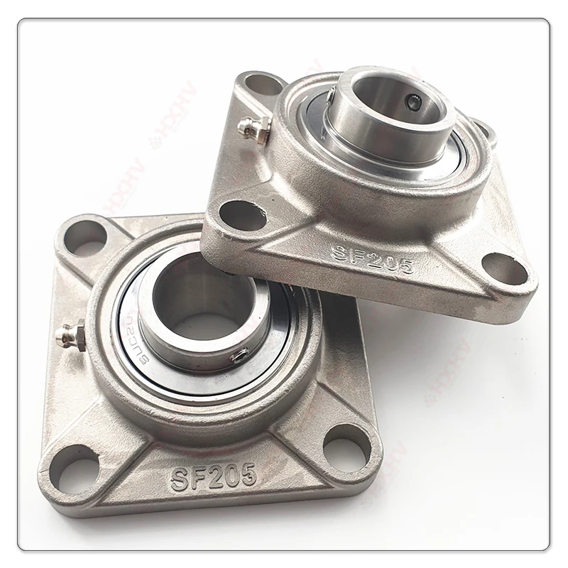 HXHV SF205 パイローブロックベアリング 25mm ステンレス鋼製 25x95
