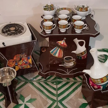 New Traditional Ethiopian Eritrean Rekebot Habesha Coffee Table - Buy ...