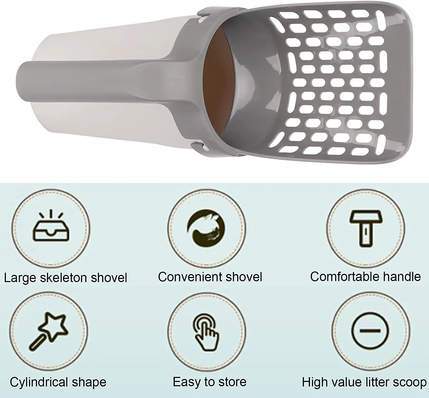 Oem 2 In 1 Portable Pet Kitten Large Capacity Handle And Garbage Bag