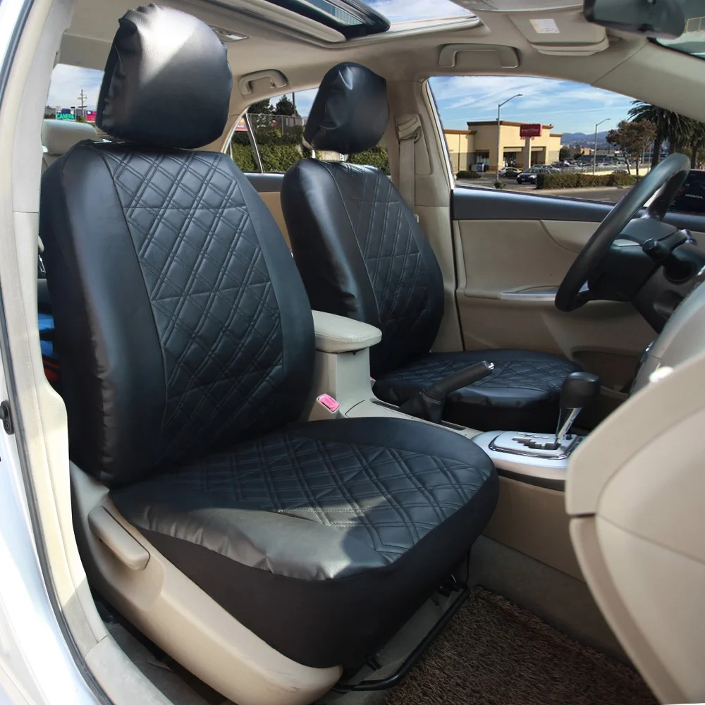 High Quality Universal Fit Black Custom Logo Diamond Leather 11pcs Full