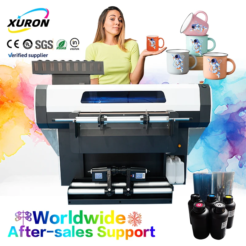 Xurong Manufacturing's Ultimate Fully Automatic Roll-to-Roll UV DTF Transfer Printing Solution 300mm Print New Vendor Choice