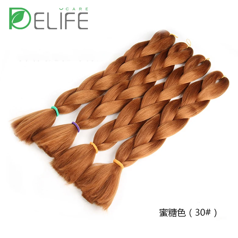 Jumbo Braids Hair Extensions Colored Braid Hair Synthetic Braid Hair Top Quality Multiple Colors