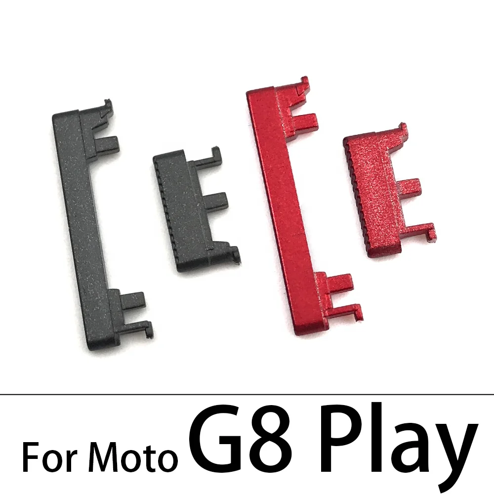 New Style Side Keys Power Volume Button Replacement Part for Moto G9 Power G8 Plus G7 Play Mobile Phone Accessories