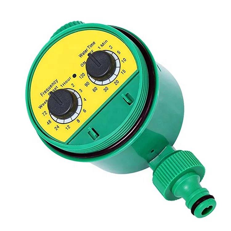 花园浇水定时器控制器自动自动水灌溉定时器两个拨号定时自动电子水