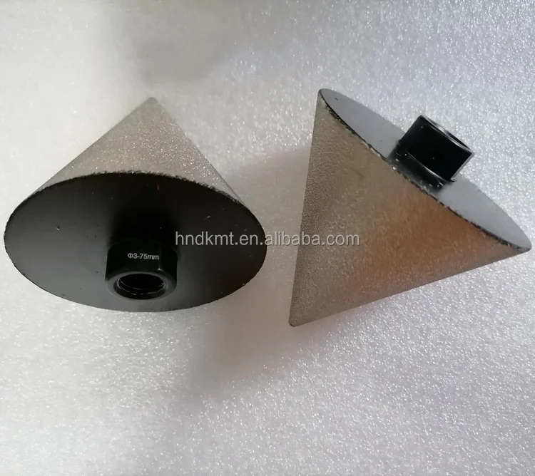 30mm 90 Dregree Electroplated Diamond Cone Chamfer Grinding Head Stone Glass deals Chamfering Head 20-60mm cone