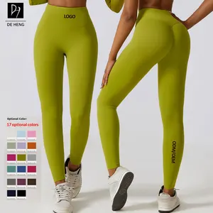New Activewear Sport Clothes Workout Fitness Butt Lifting  Yoga Pants Women Scrunch Butt Leggings Women High Waist Leggings