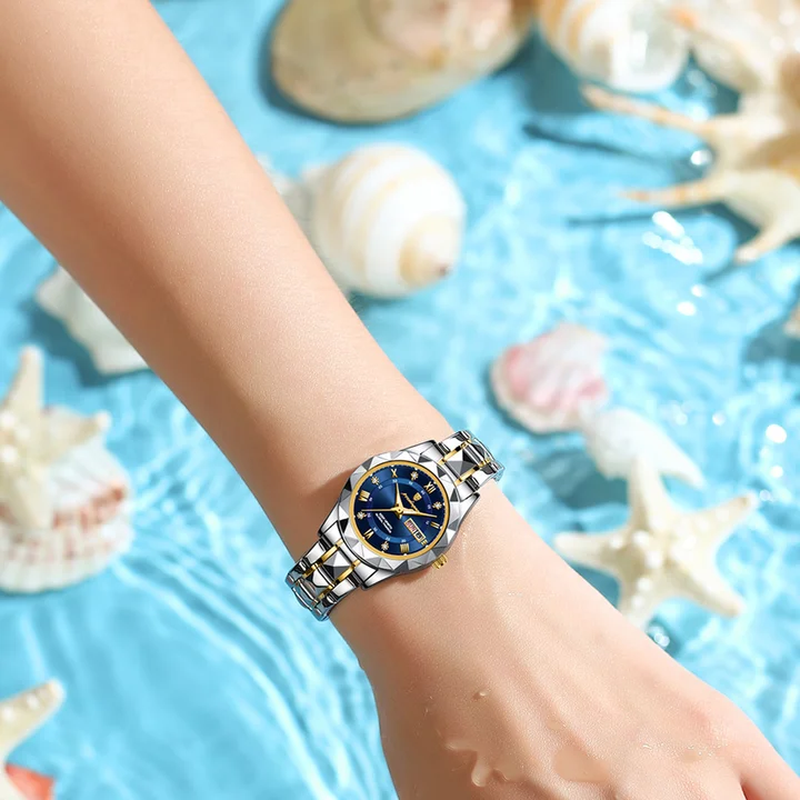 POEDAGAR 306 Luxury Ladies Luminous Dress Watch