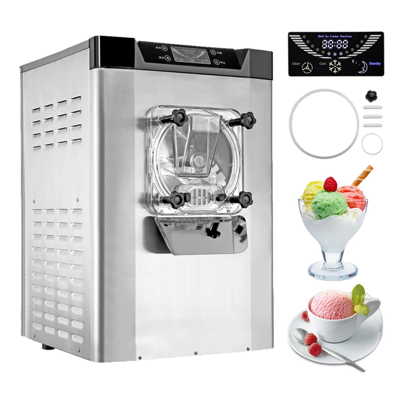 Hard Ice Cream Machine Vertical Automatic Commercial Yogurt Ice Cream Making Gelato Machine Ice Cream Makers for Business