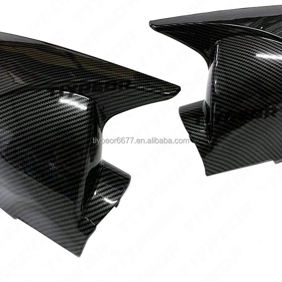 product tiypeor carbon fiber look rearview mirror covers for hyundai ix35 wing mirror cover for side rear view accessories-7