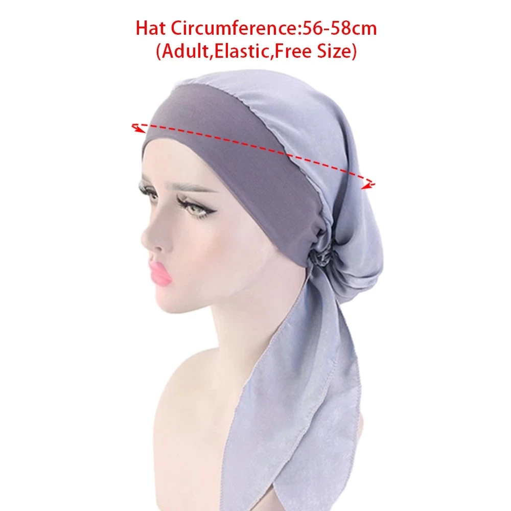 Turban Hat Head Scarf Wrap Cancer Chemo Hair Loss Cap for Women 