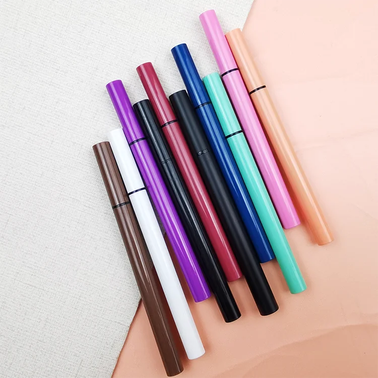 NO LOGO Vender Long Lasting Vegan Manufacturer Customized Your Brand Eye Liner Pen Eyeliner self-adhesive