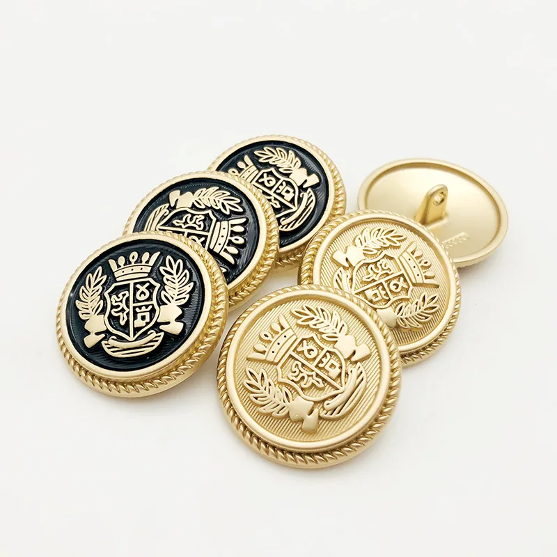 Metal Brass Buttons Durable and Stylish for Jeans Suits - Main Image