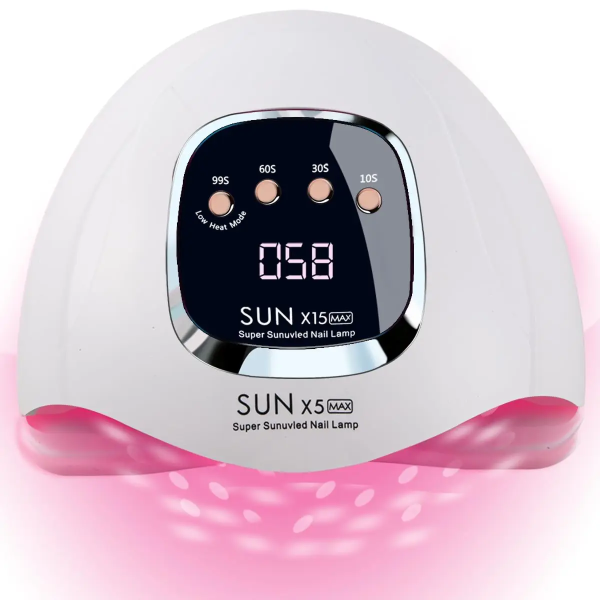 SunX15 MAX 280W Nail Dryer Fast Drying LED Polish Machine with UV Gel Lamp Electric Power Supply Plastic Material