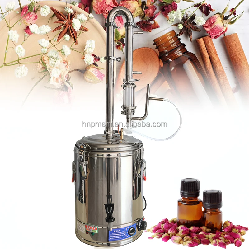 Rose Essential Oil Distillation Machine, Frangipani, Jasmine, Agarwood Extractor, Essential Oils Distillation Process