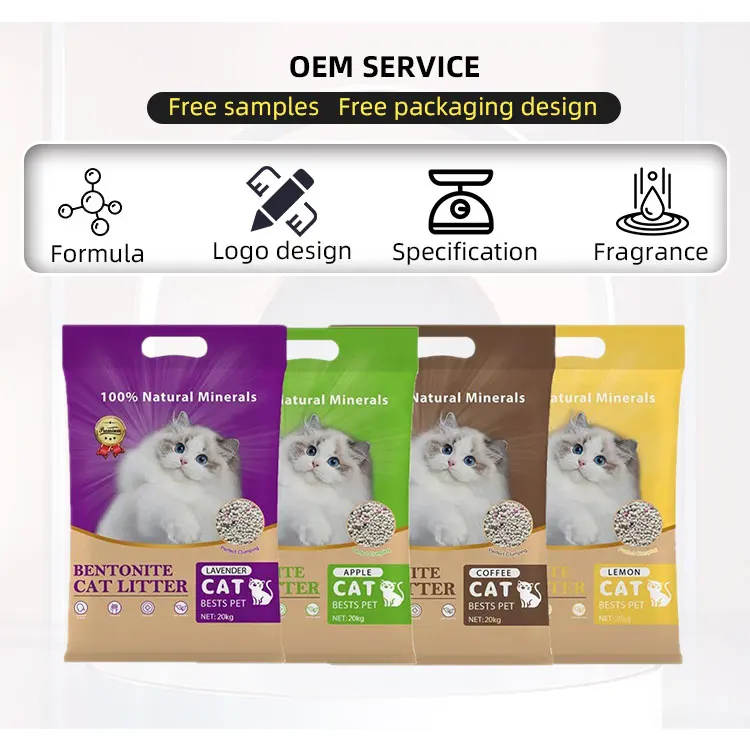 Haisen Cat Litter Oem Ecological Natural Strong Clumping 10l Cat Litter